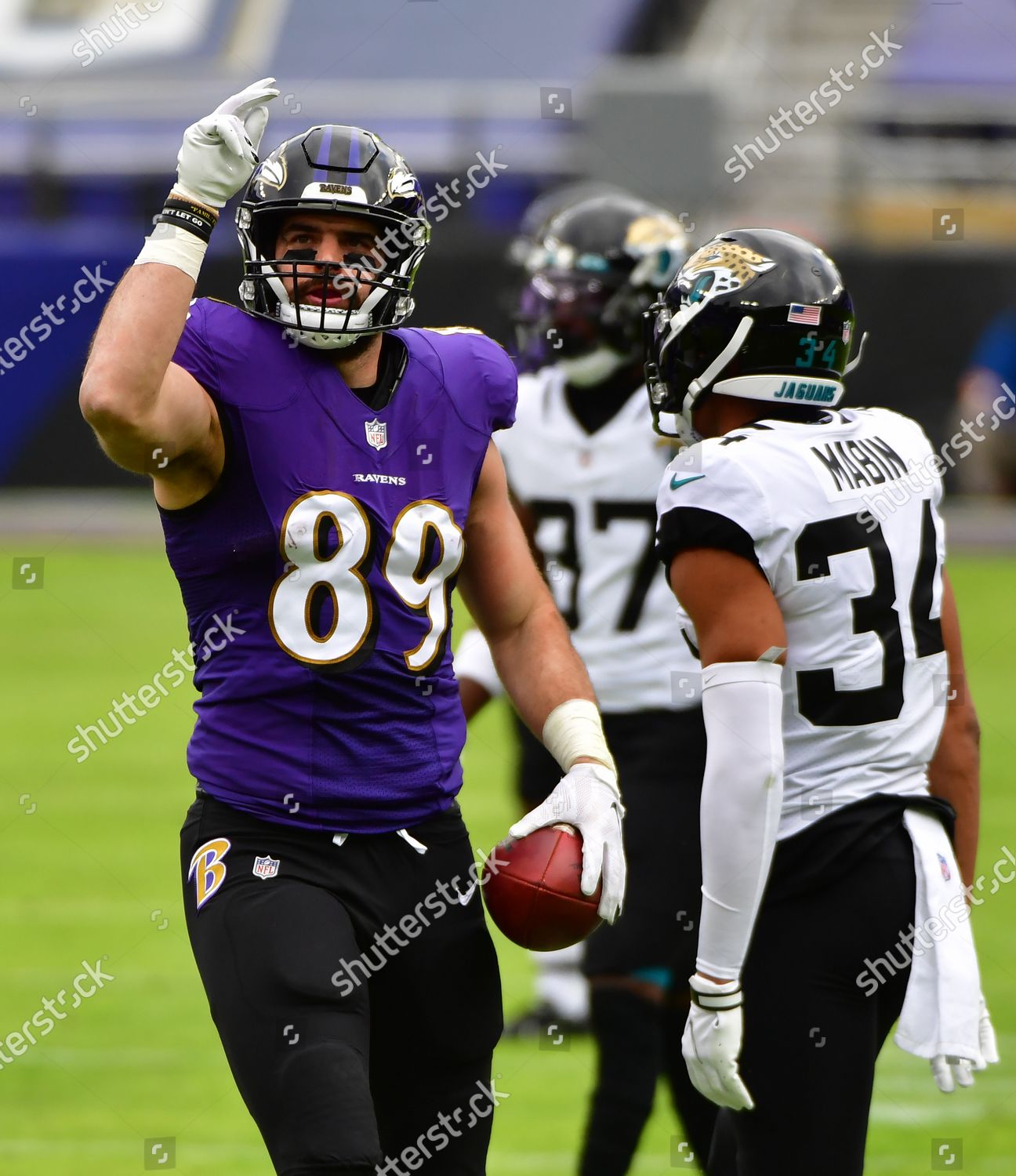 Baltimore Ravens Te Mark Andrews 89 Editorial Stock Photo - Stock Image