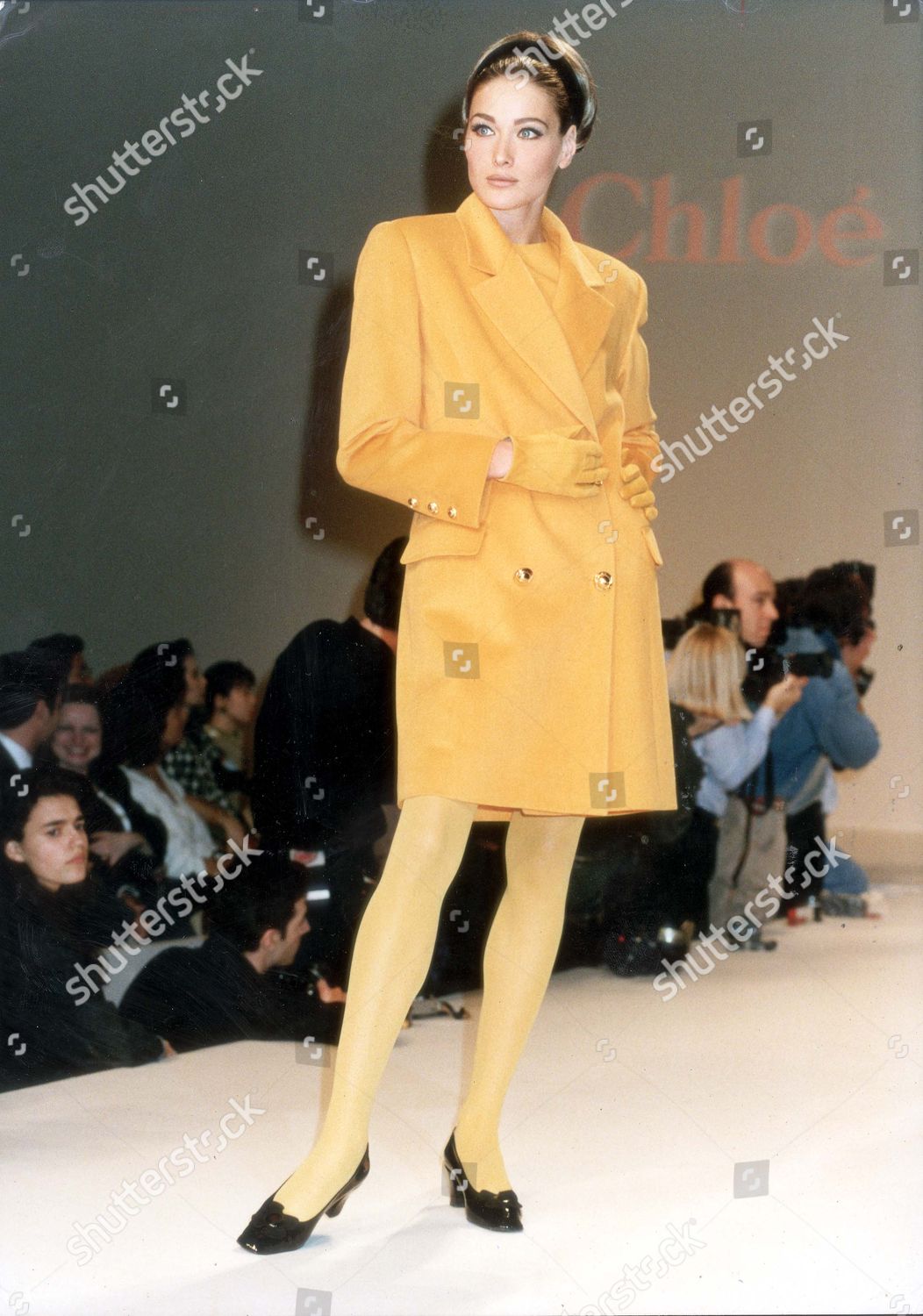 Carla Bruni 1991 Carla Brunifashion Models Editorial Stock Photo ...