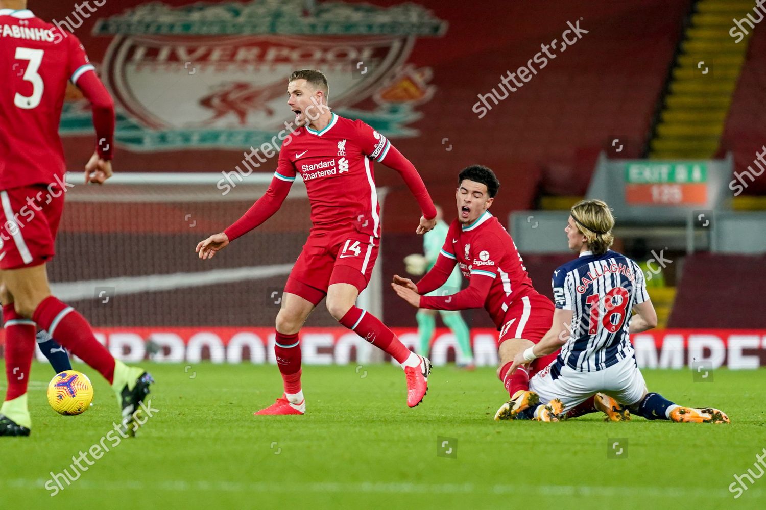 Liverpool Midfielder Jordan Henderson 14 Gestures Reacts Editorial Stock Photo Stock Image Shutterstock