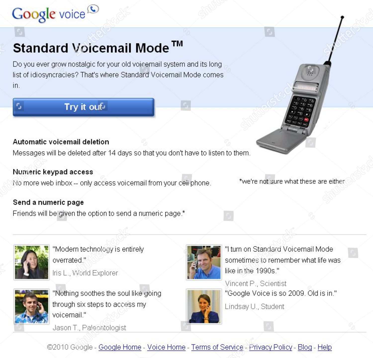 google introduces standard voicemail