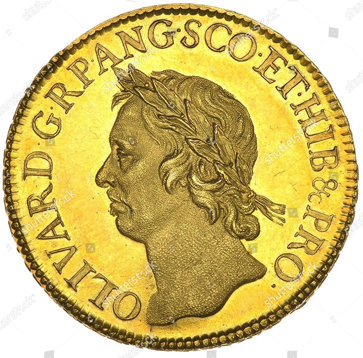 Extremely Rare 364yearold Gold Coin Depicting Oliver Editorial Stock Photo Stock Image Shutterstock