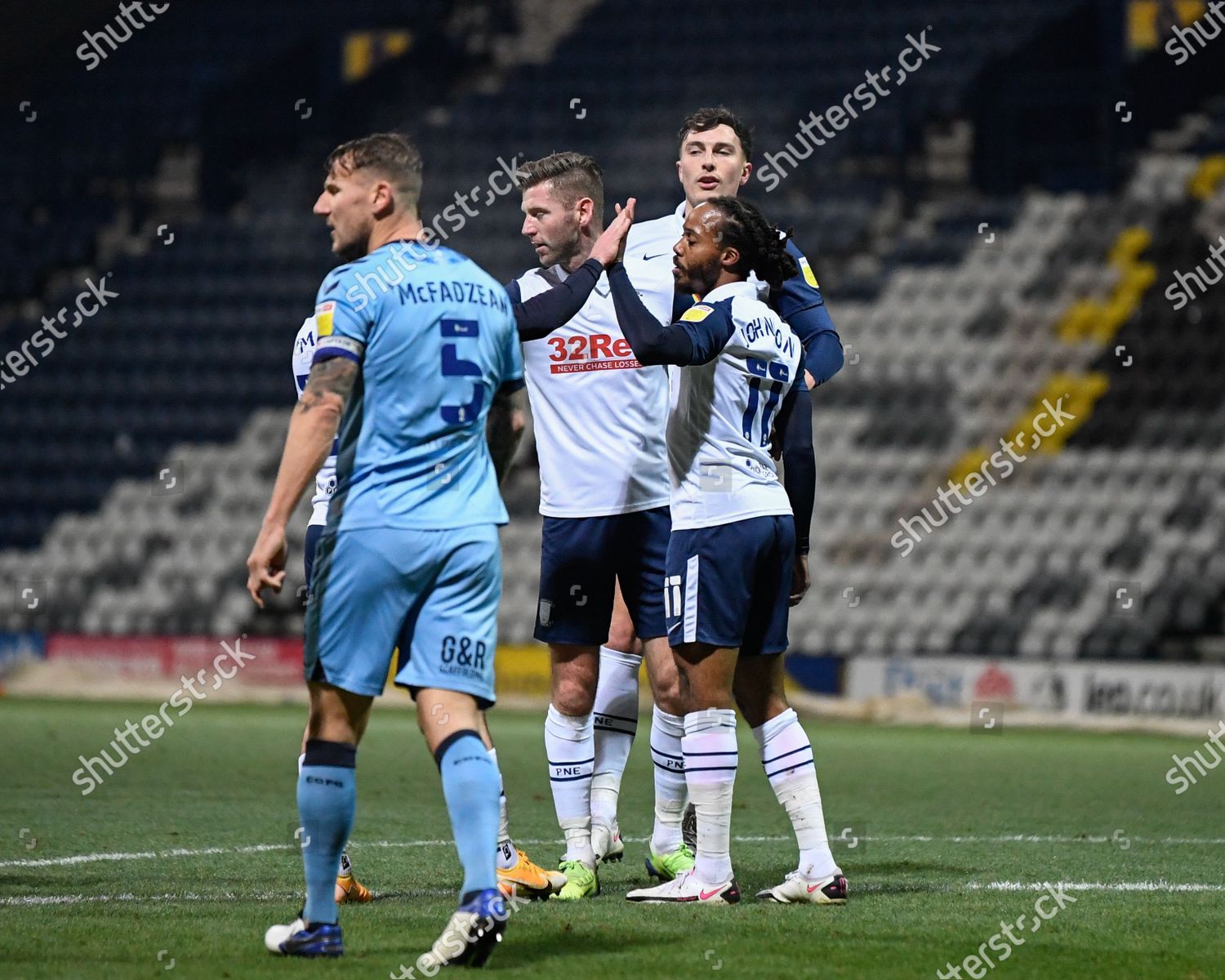 Daniel Johnson 11 Preston North End Celebrates Editorial Stock Photo Stock Image Shutterstock