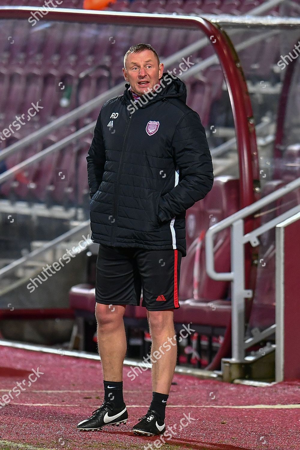 Arbroath Fc Goalkeeping Coach Rab Douglas Editorial Stock Photo - Stock ...