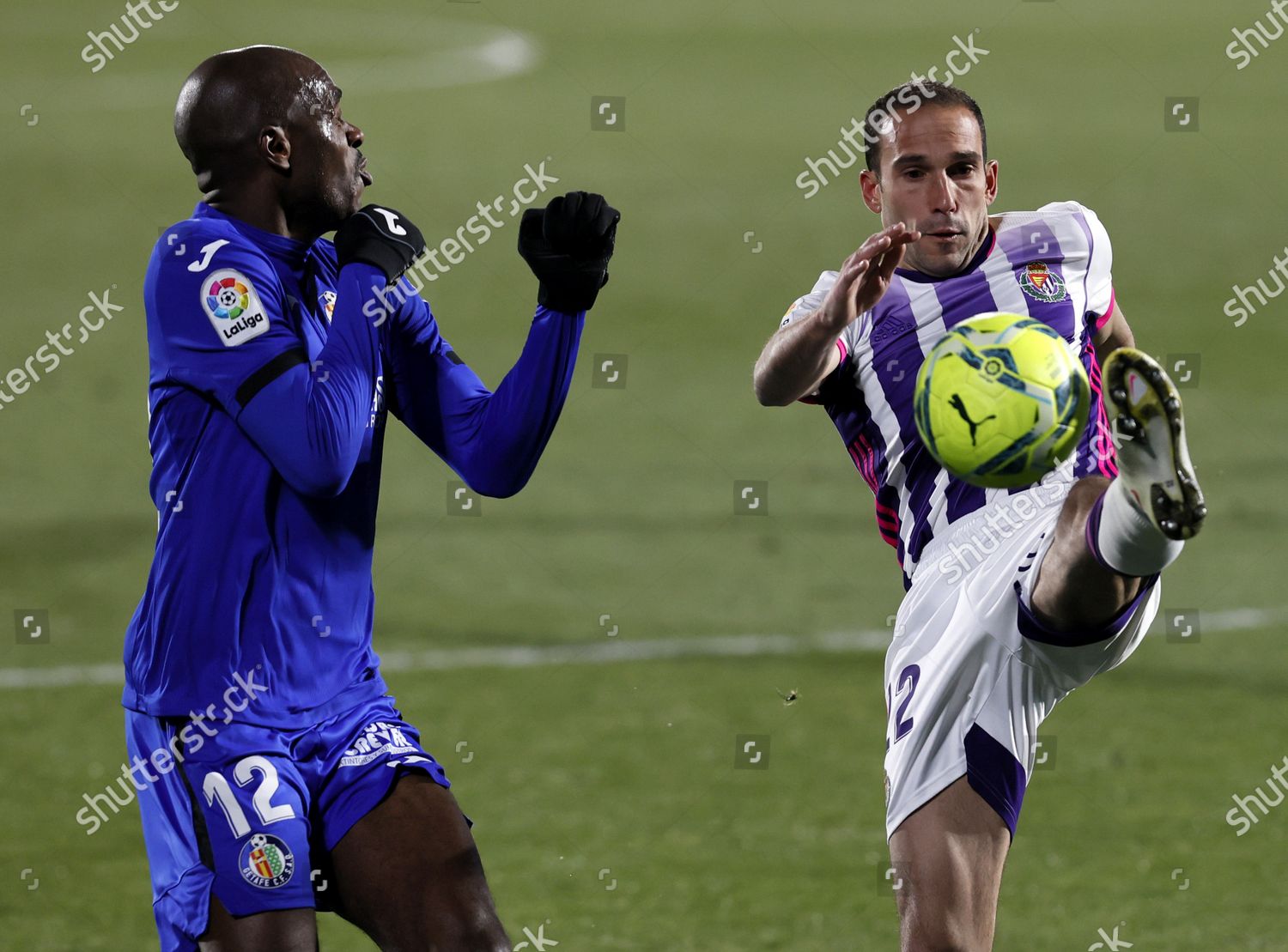 Getafes Defender Allan Nyom L Vies Ball Editorial Stock Photo Stock Image Shutterstock