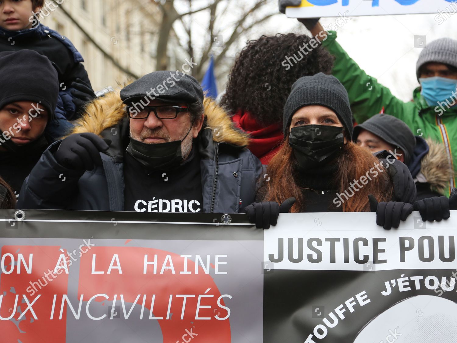 People Take Part March Memory Cedric Chouviat Editorial Stock Photo Stock Image Shutterstock