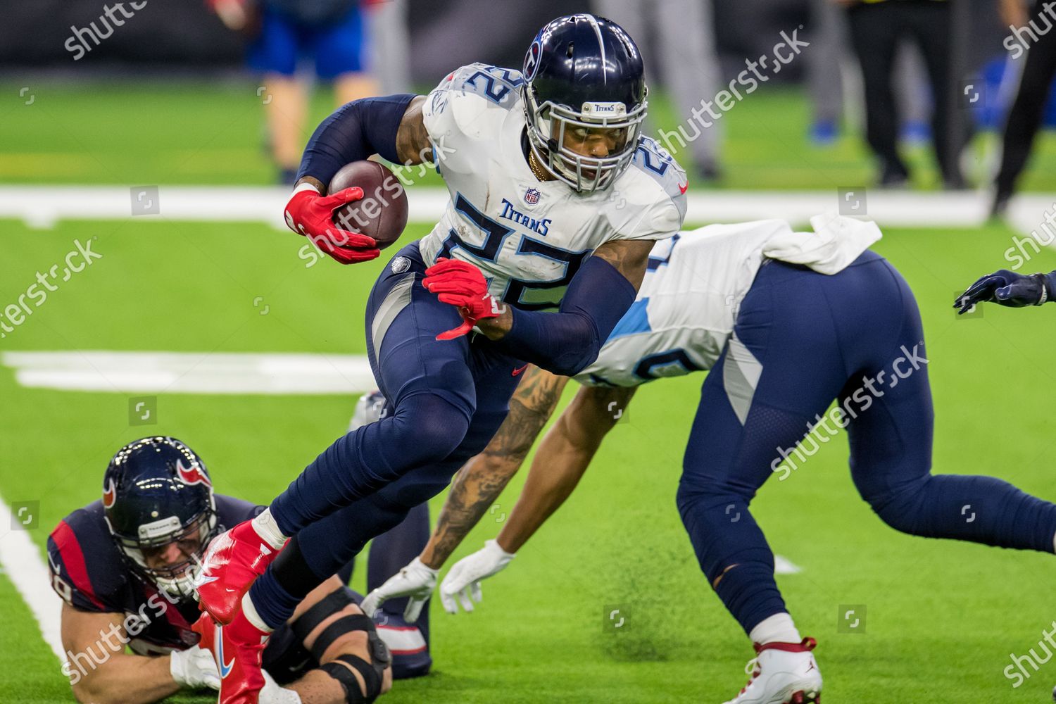 Derrick Henry Tennessee Titans v Houston Texans 2021 Images