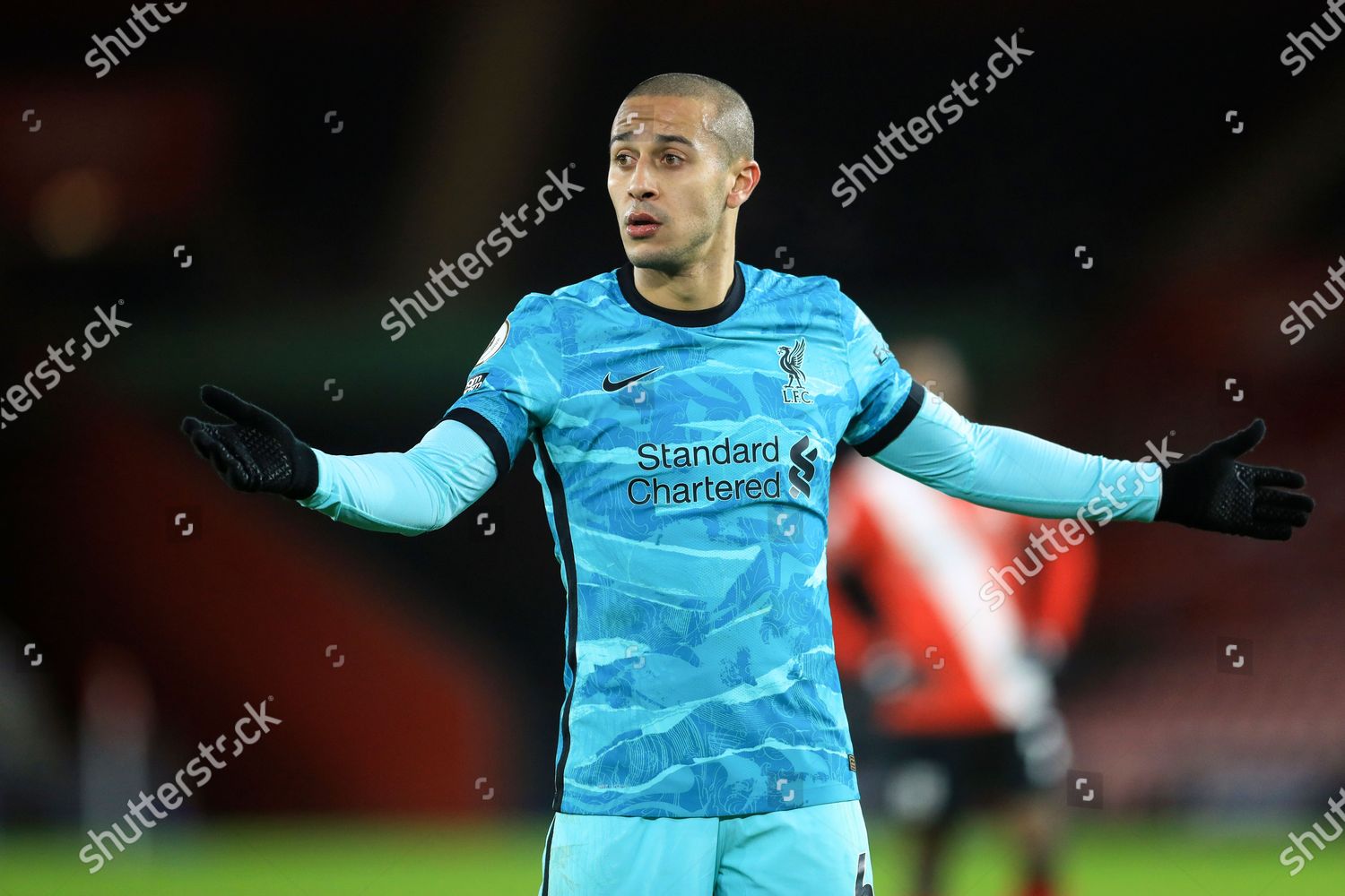 Thiago Alcantara Liverpool Reacts During English Premier Editorial Stock Photo Stock Image Shutterstock