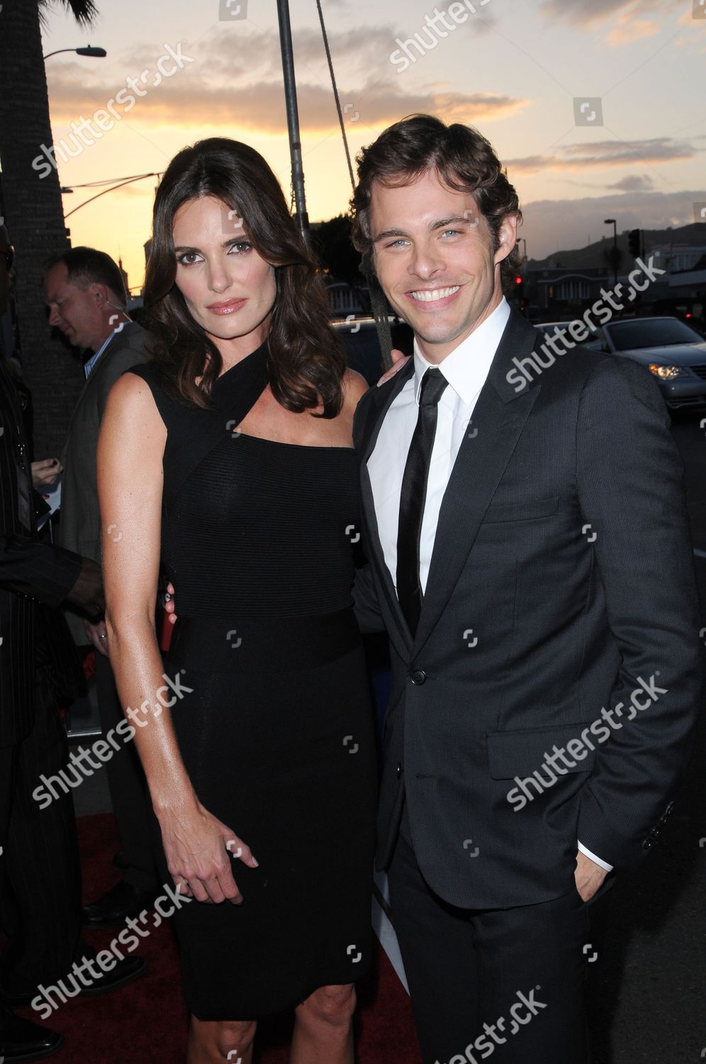 James Marsden Wife Lisa Linde Editorial Stock Photo Stock Image