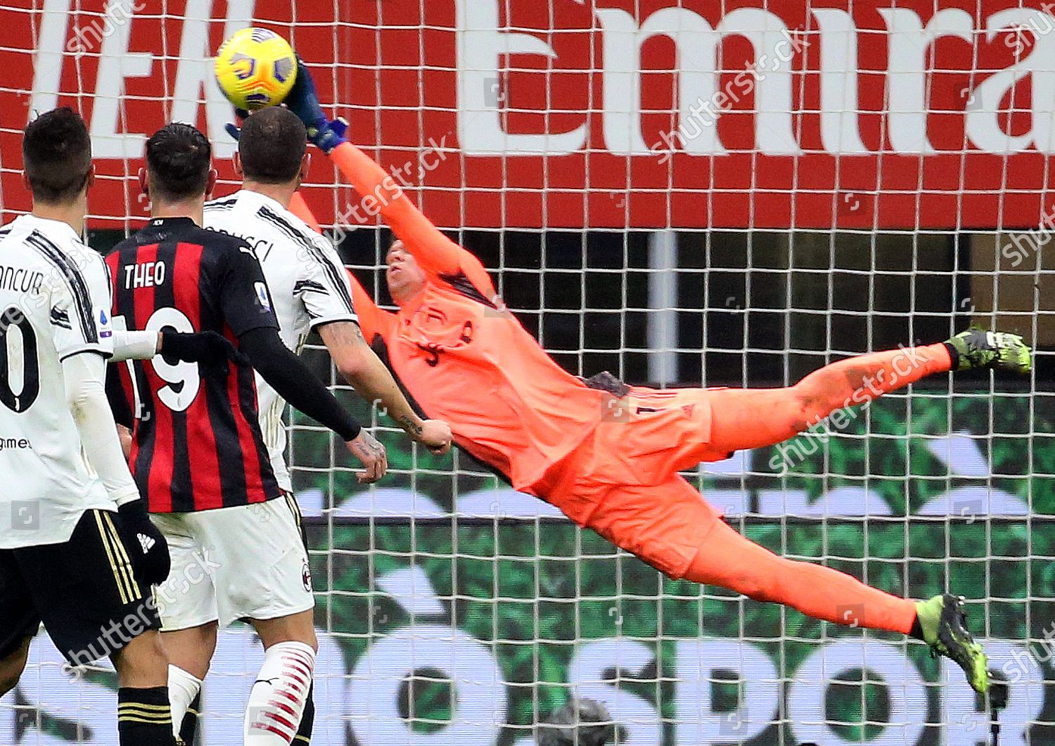 Juventus Goalkeeper Wojciech Szczesny Action During Italian Editorial Stock Photo Stock Image Shutterstock