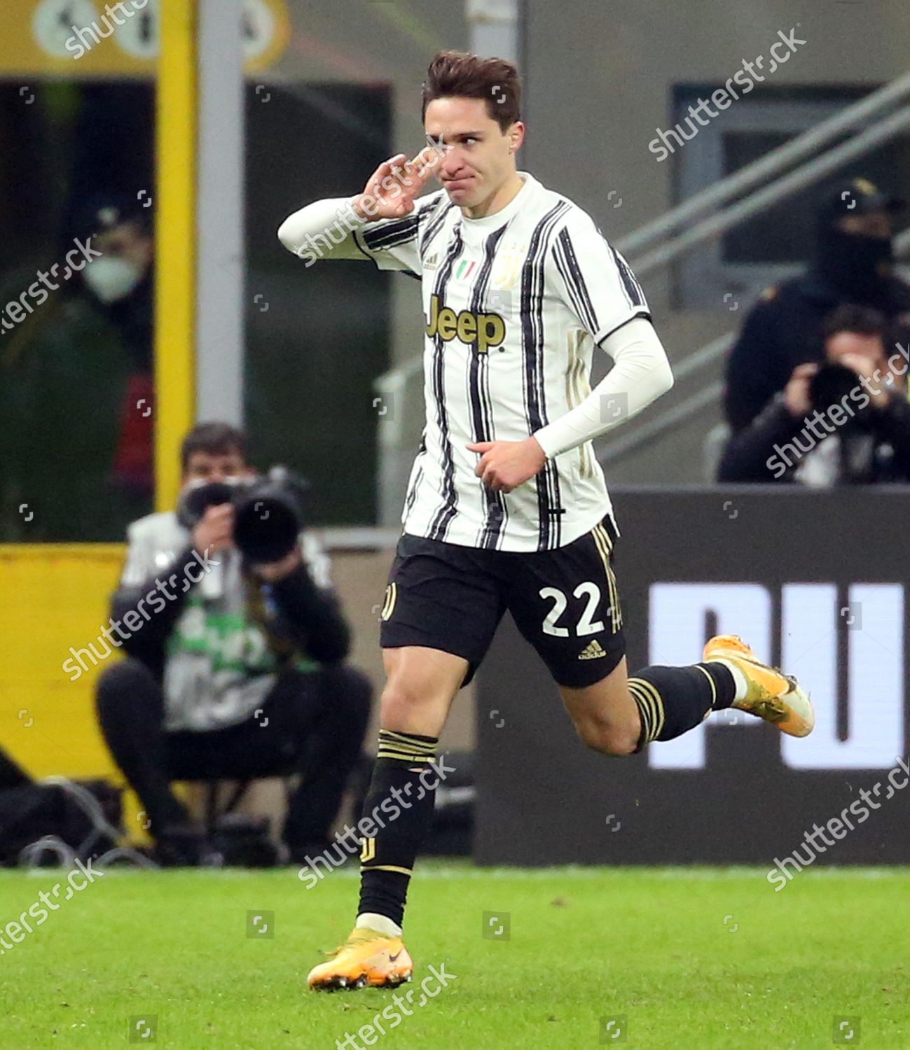 Juventus Federico Chiesa Jubilates After Scoring 12 Editorial Stock Photo Stock Image Shutterstock