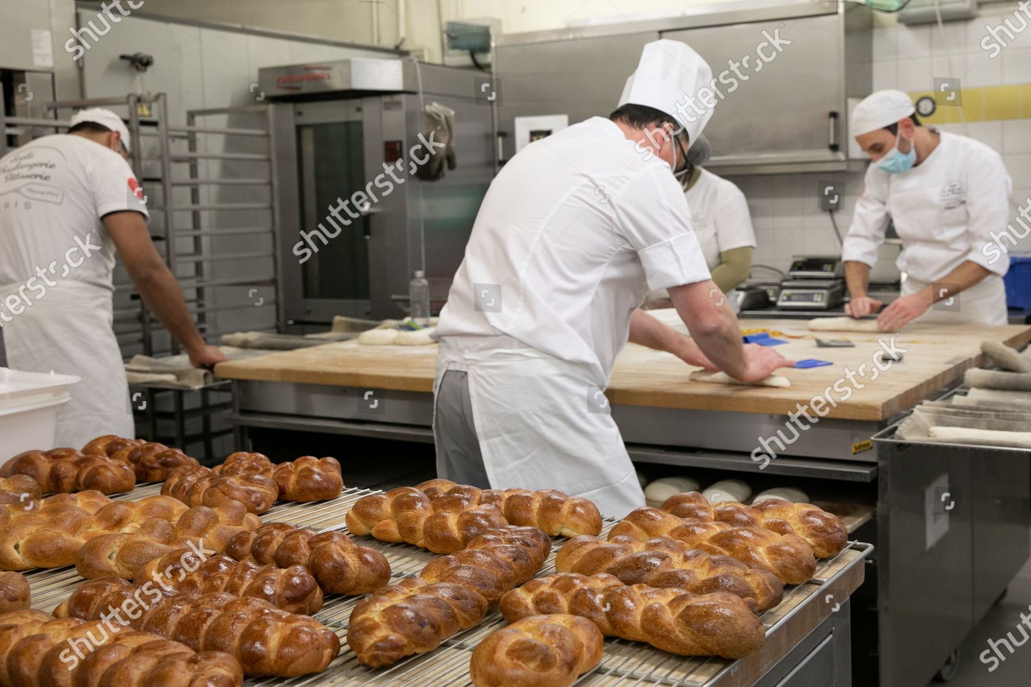 Paris Bakery Patisserie School Different Training Editorial Stock Photo