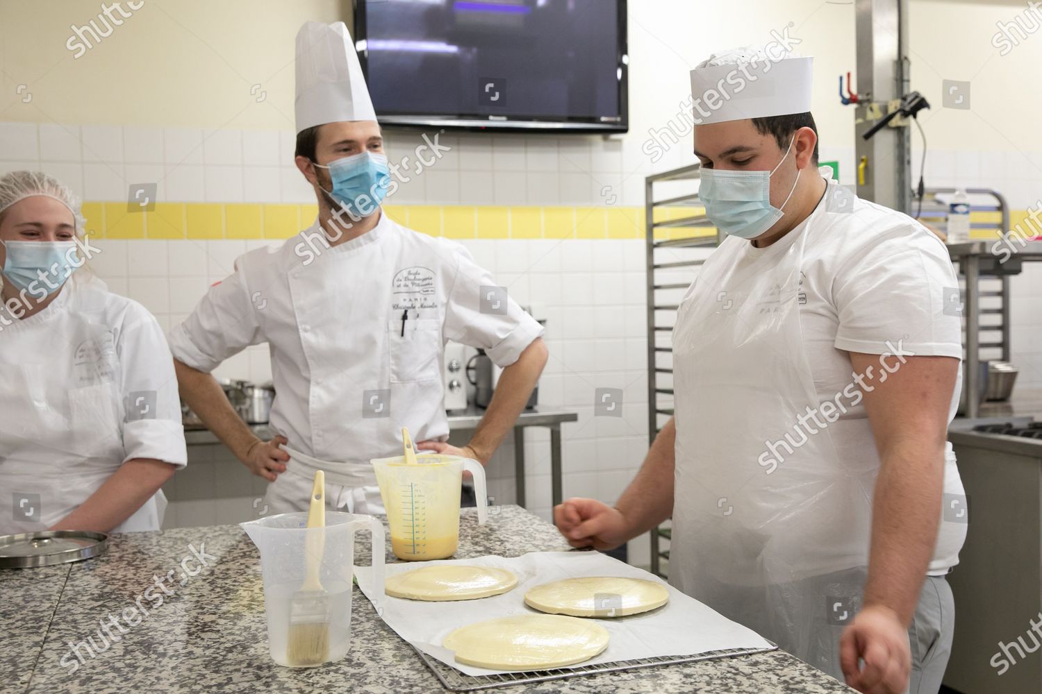 Paris Bakery Patisserie School Different Training Editorial Stock Photo