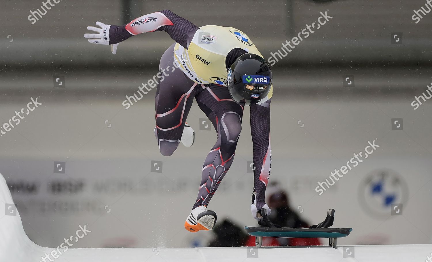 Martin Dukurs Latvia Action During First Editorial Stock Photo - Stock ...