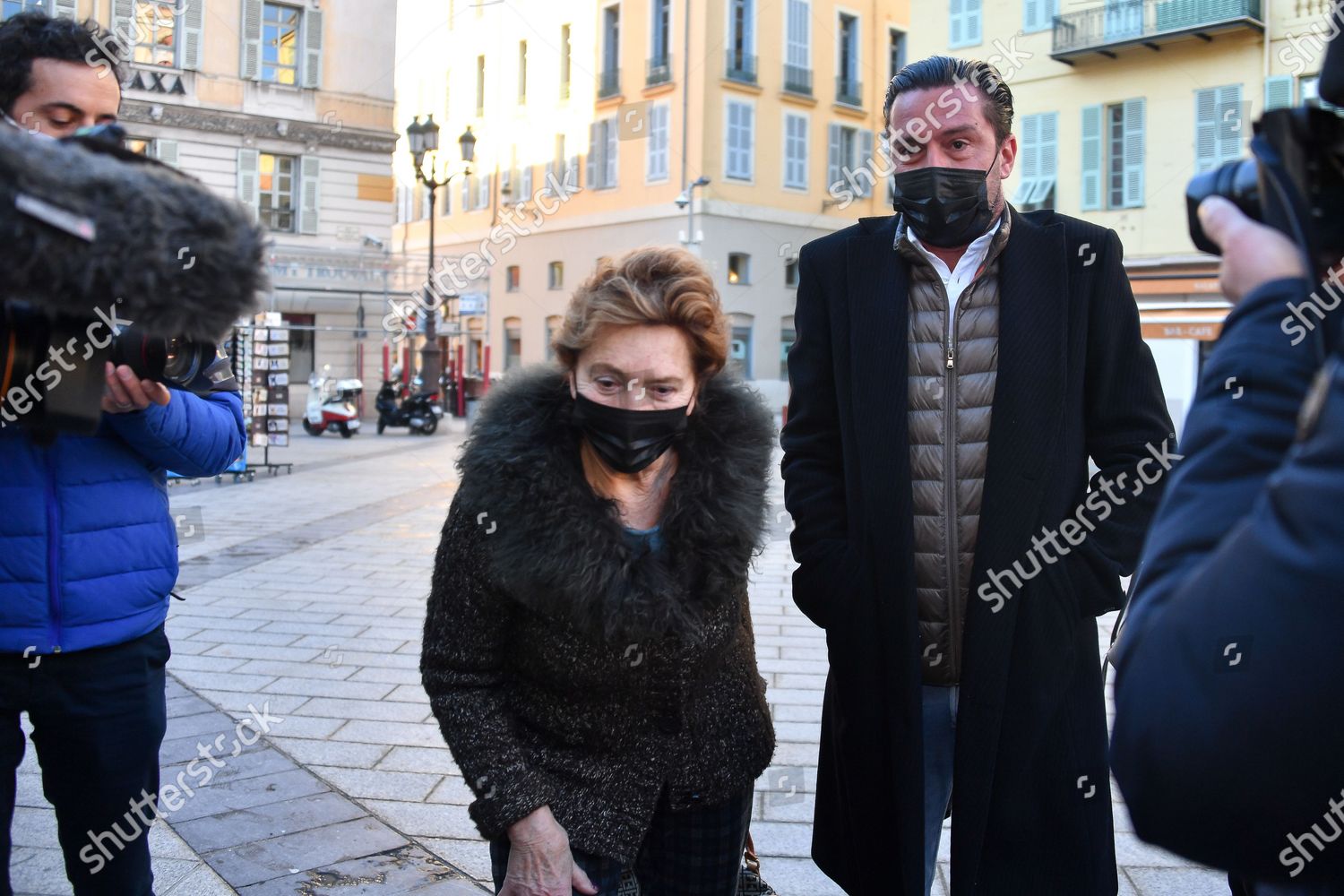 Madame Jacqueline Veyrac Arrives Palais De Editorial Stock Photo ...