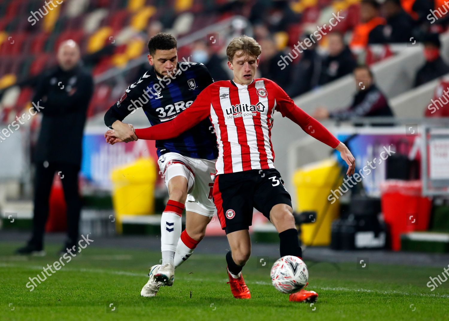 Marcus Browne Middlesbrough Held Off By Editorial Stock Photo - Stock ...