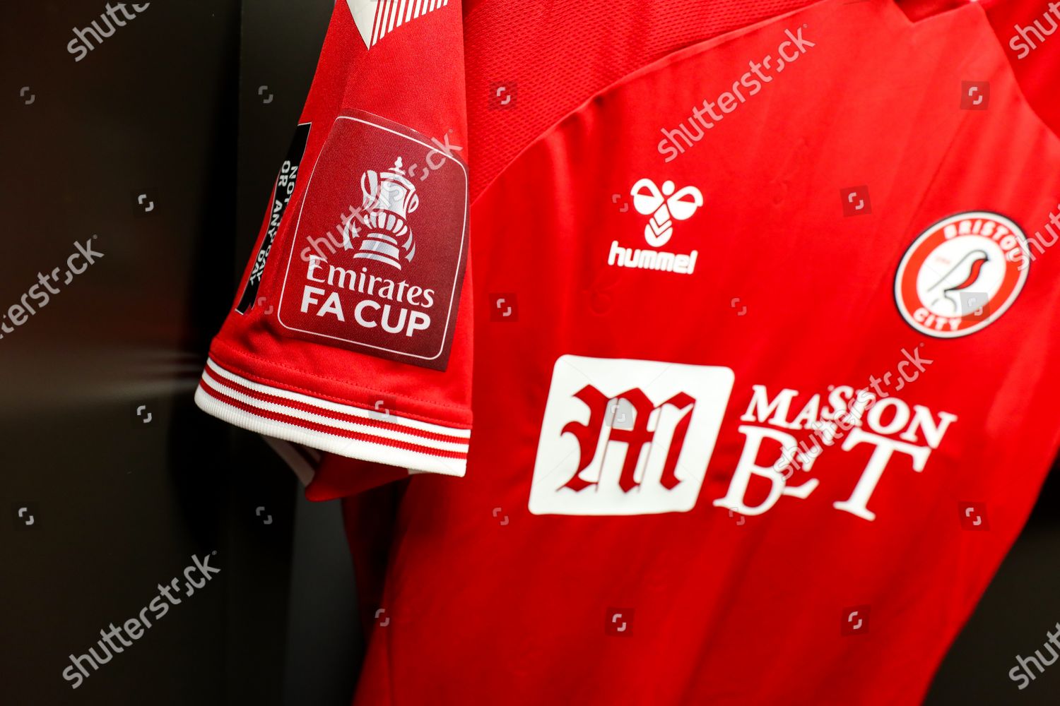 Fa Cup Sleeve Patch Bristol City Dressing Editorial Stock Photo Stock Image Shutterstock