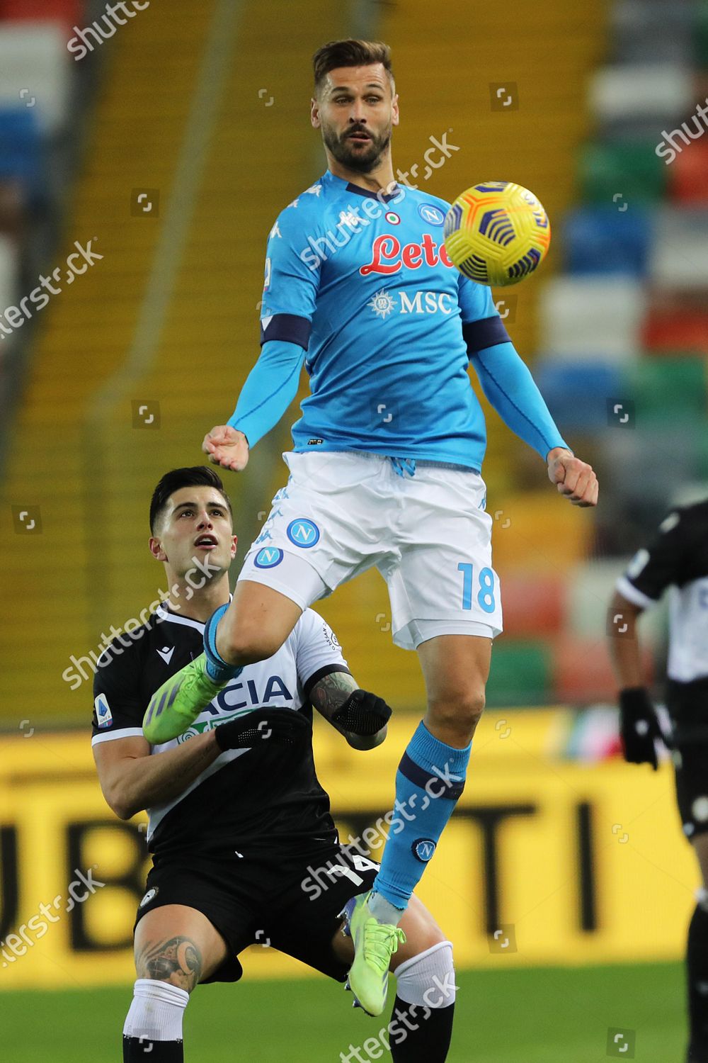 Udineses Kevin Bonifazi L Napolis Fernando Llorente Editorial Stock Photo Stock Image Shutterstock