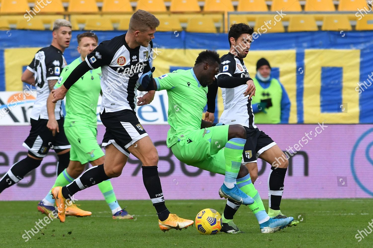 Felipe Caicedo Lazio Between Andreas Cornelius Parma Editorial Stock Photo Stock Image Shutterstock