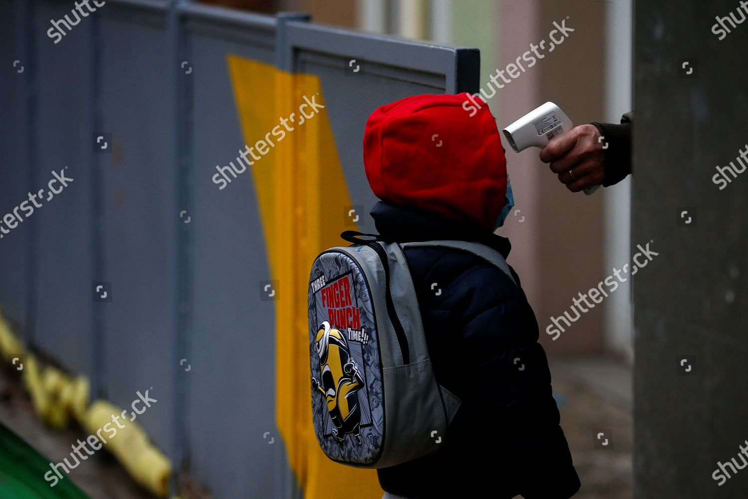 Student Has His Body Temperature Taken By Editorial Stock Photo Stock Image Shutterstock