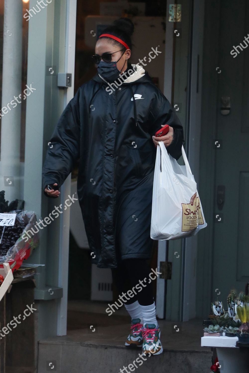 Alex Scott Shopping Primrose Hill Editorial Stock Photo - Stock Image