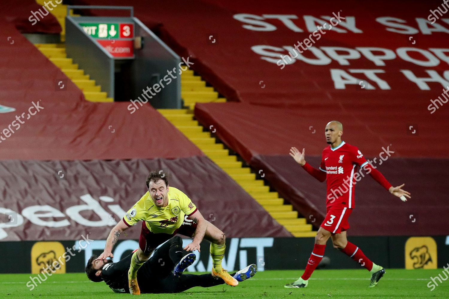 Ashley Barnes Burnley Goes Down Area Under Editorial Stock Photo Stock Image Shutterstock