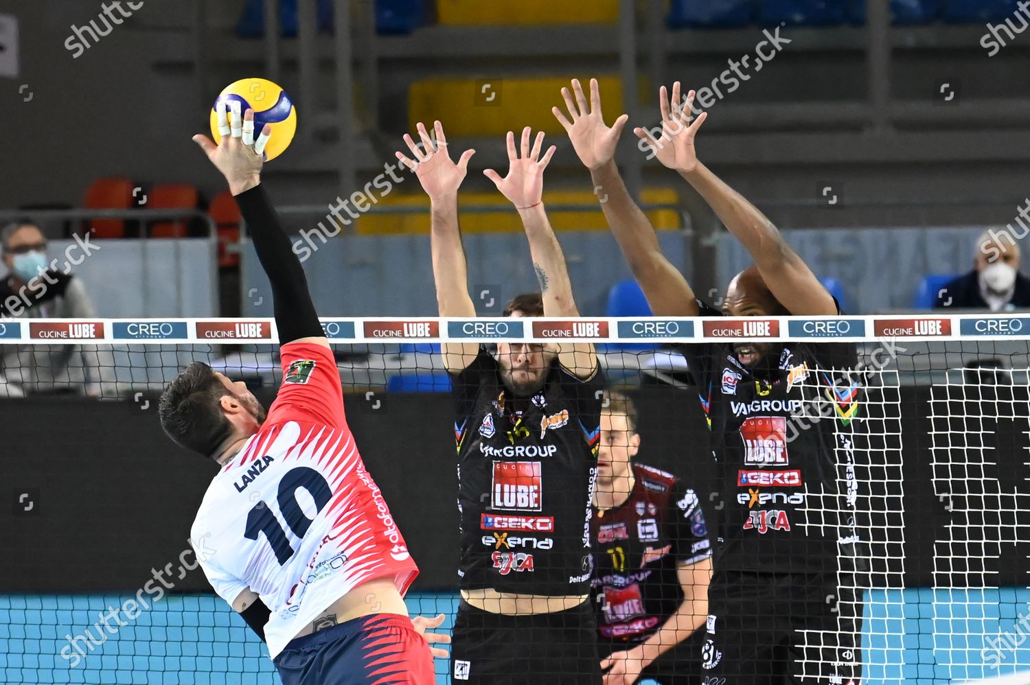 Spike Filippo Lanza Vero Volley Monza Editorial Stock Photo Stock Image Shutterstock