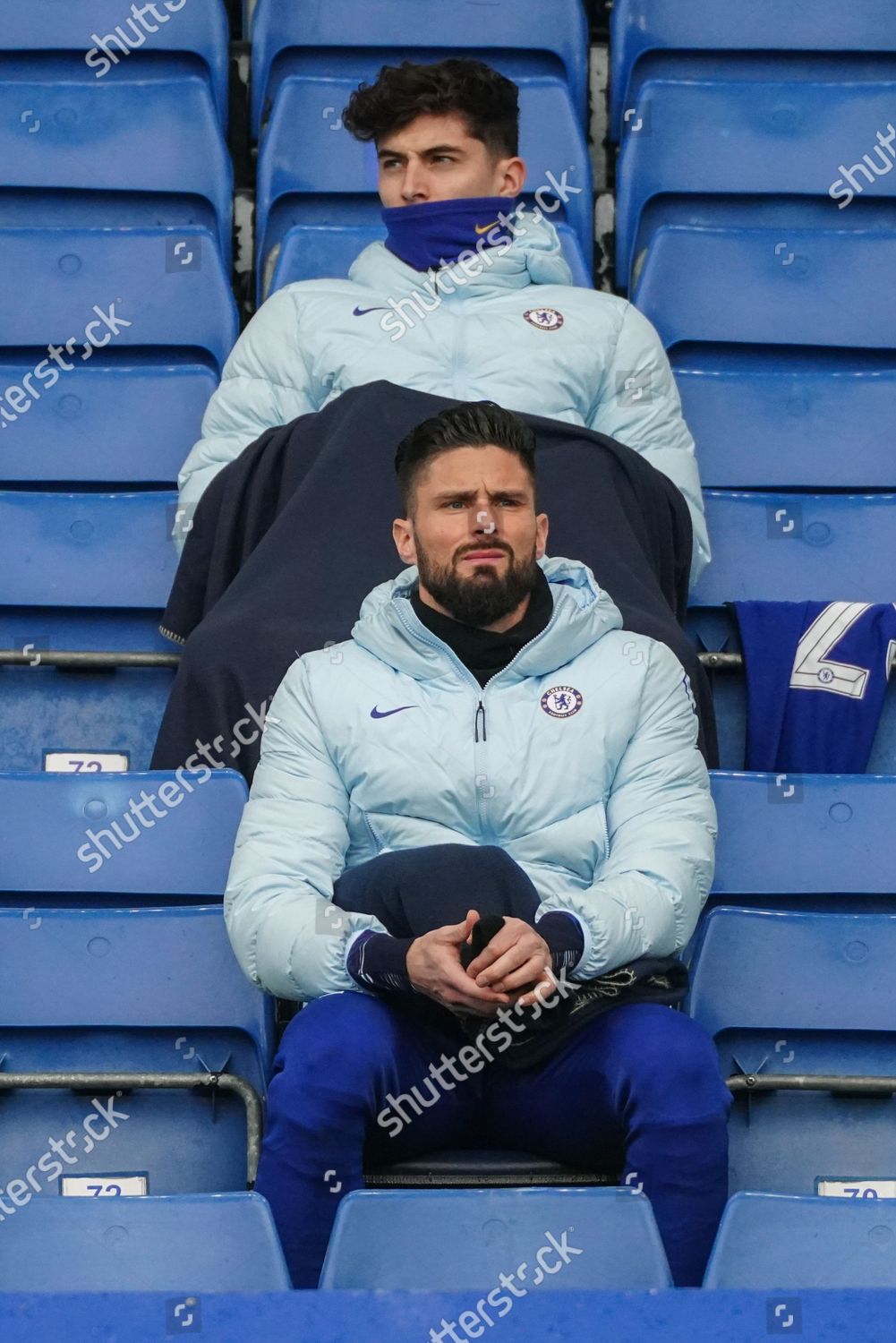 Substitutes Kai Havertz Chelsea Olivier Giroud Chelsea Editorial Stock Photo Stock Image Shutterstock