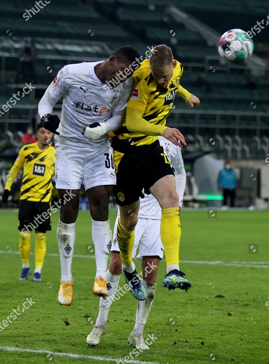 Breel Embolo Gladbach Challenges Steffen Tigges Editorial Stock Photo ...