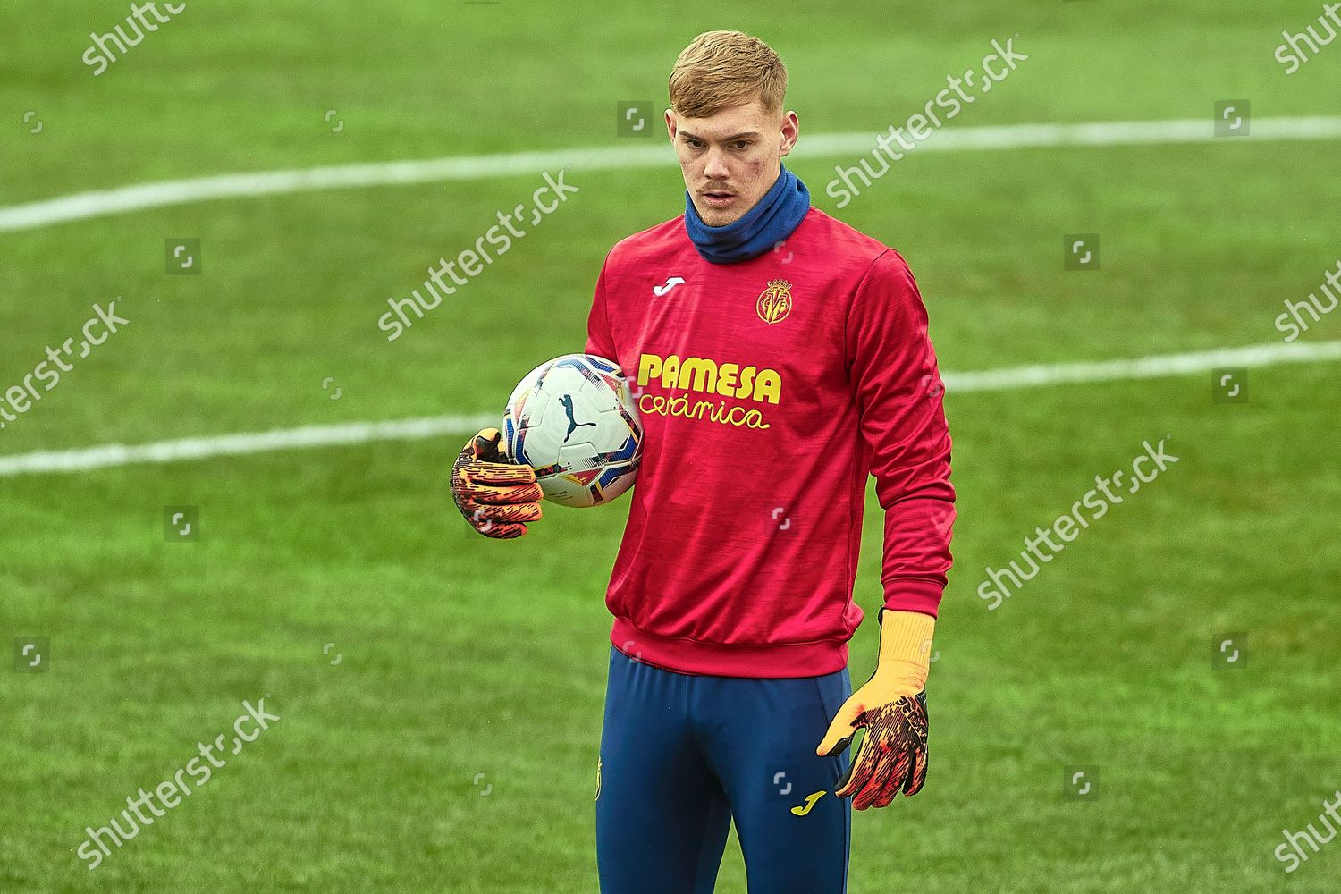 Fillip Jorgensen Villarreal Cf Warmup Editorial Stock Photo Stock Image Shutterstock
