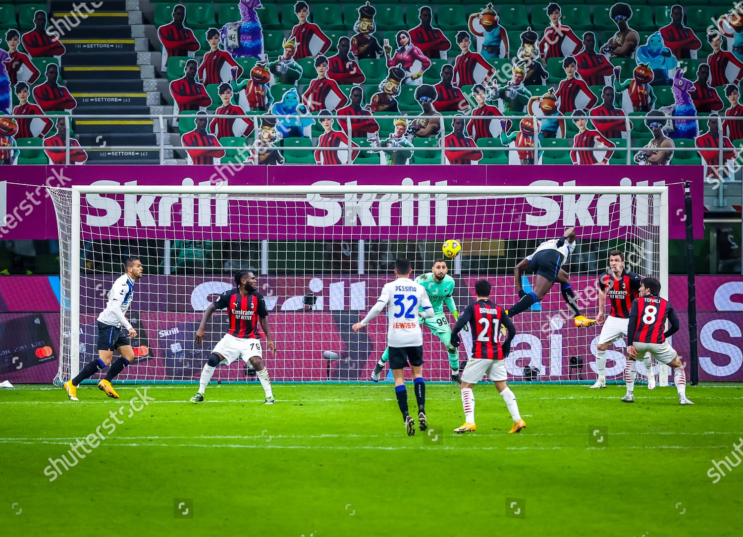 Duvan Zapata Atalanta Bc Scores Goal Editorial Stock Photo Stock Image Shutterstock