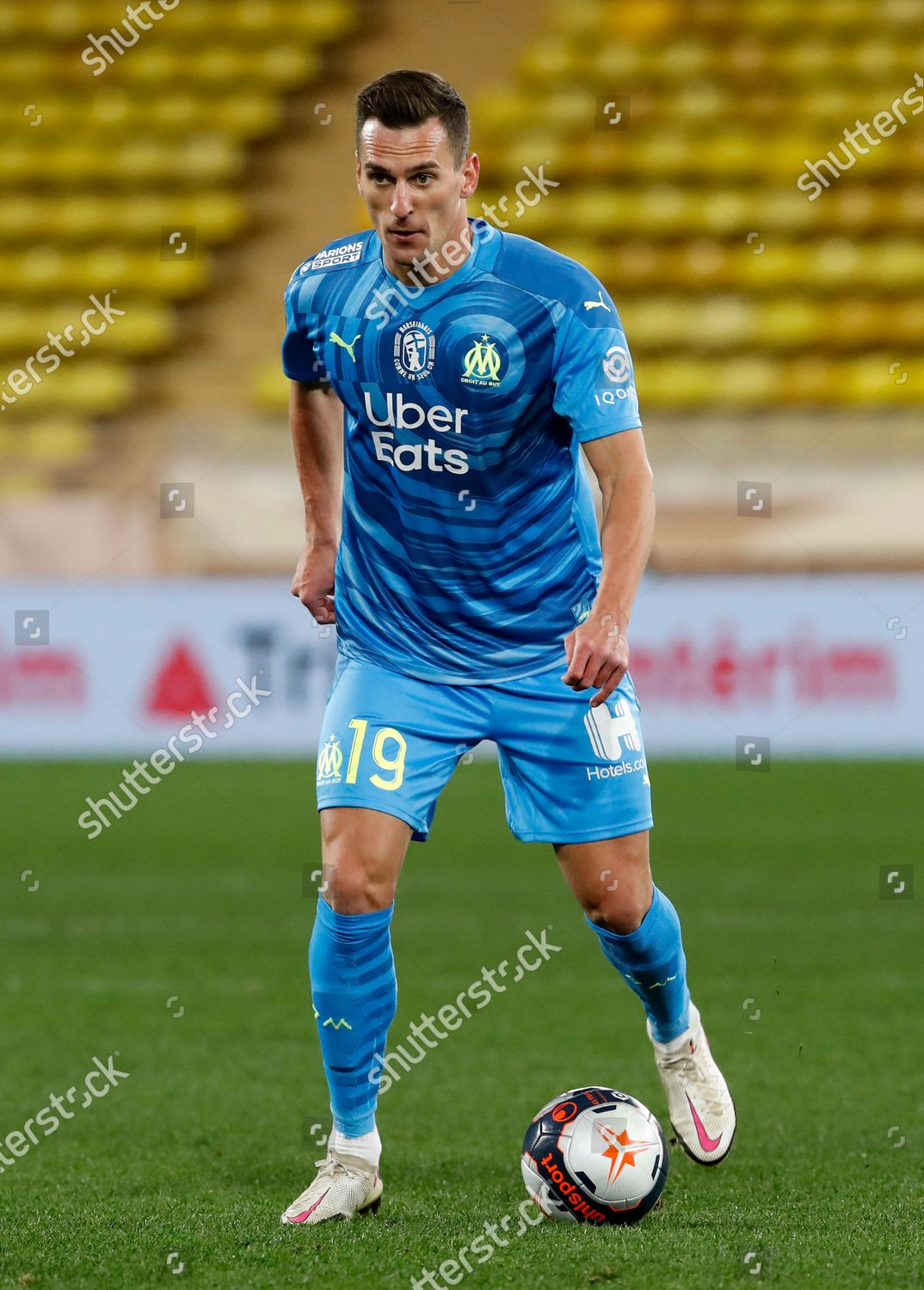 Arkadiusz Milik Olympique Marseille Action During French Editorial Stock Photo Stock Image Shutterstock