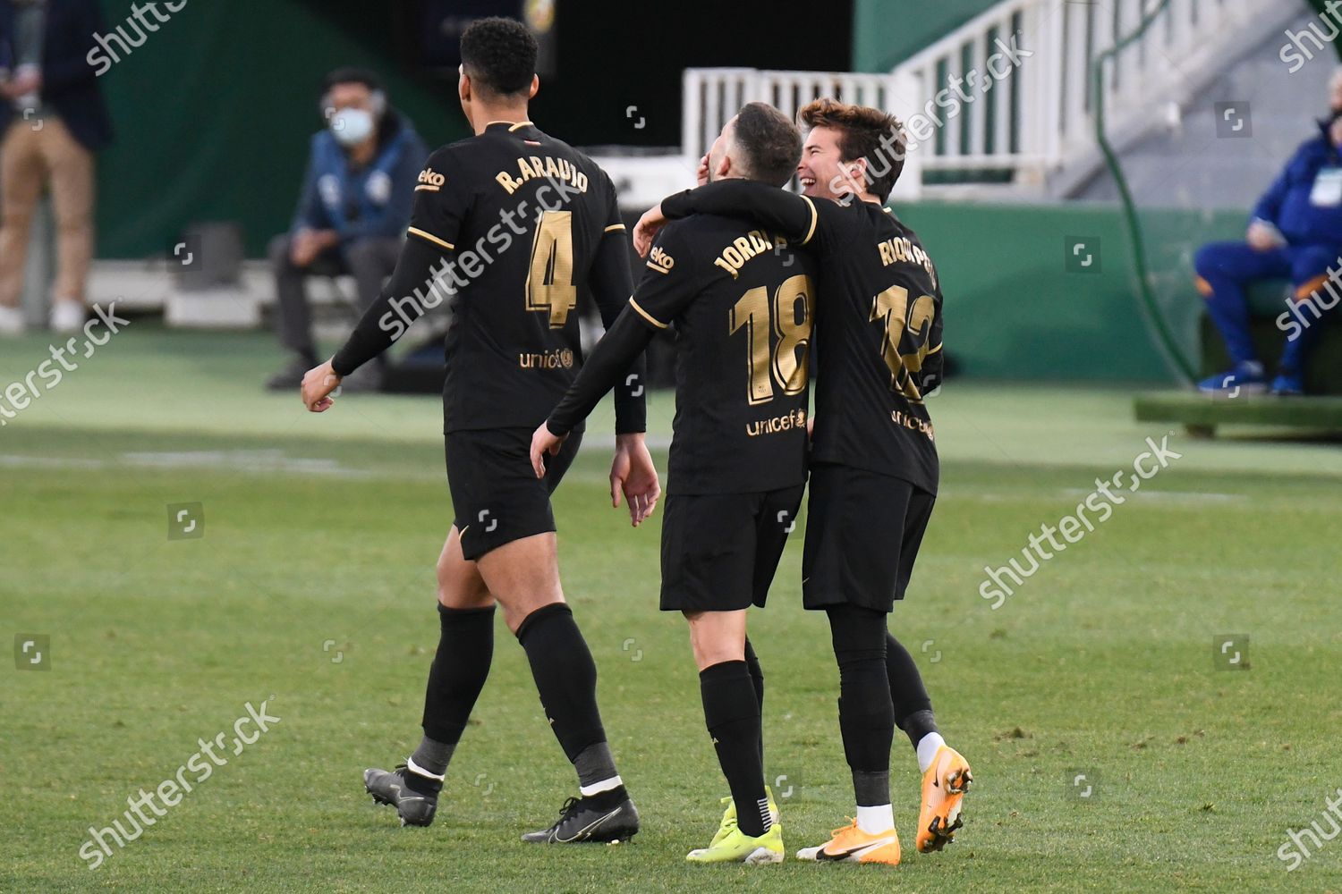 Riqui Puig Fc Barcelona Celebrates His Goal Editorial Stock Photo Stock Image Shutterstock