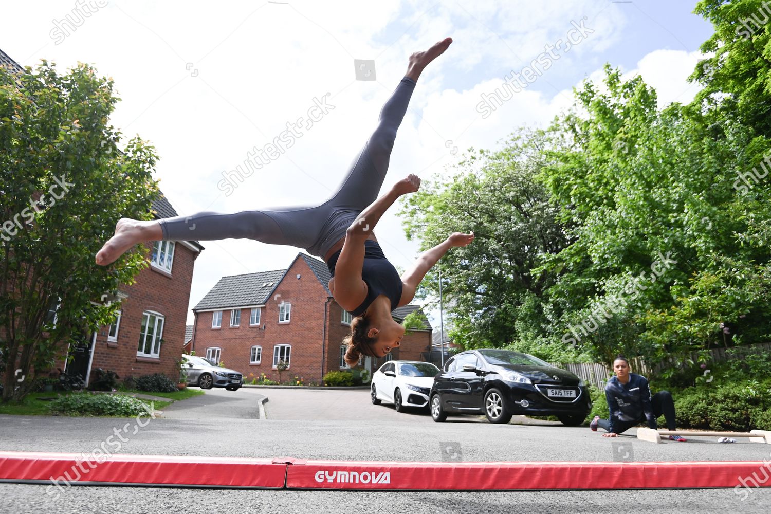 Gb Gymnasts Becky Ellie Downie Training Editorial Stock Photo Stock