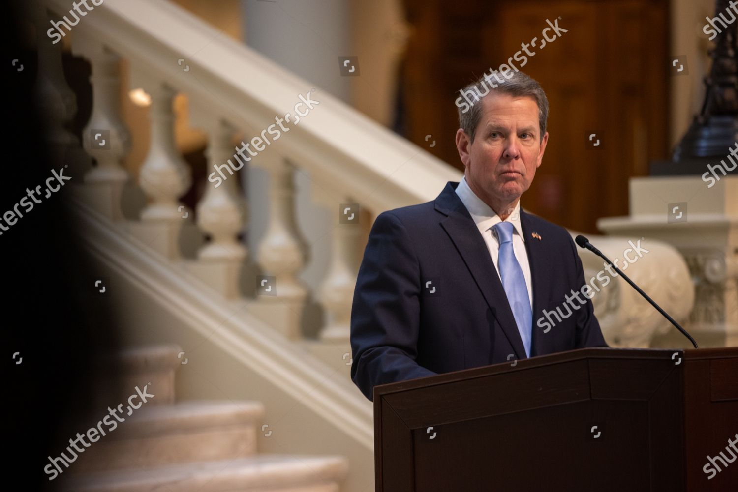 Governor Brian Kemp Rga Answers Questions Editorial Stock Photo - Stock ...