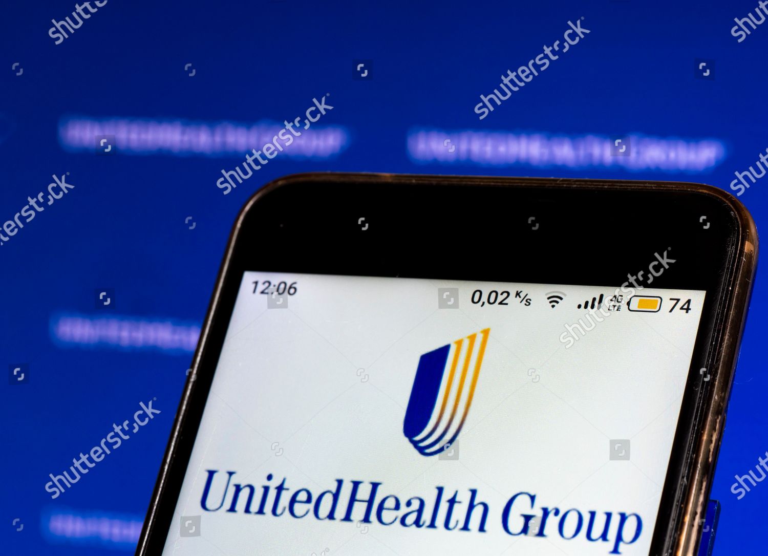 This Photo Illustration Unitedhealth Group Logo Editorial Stock Photo ...