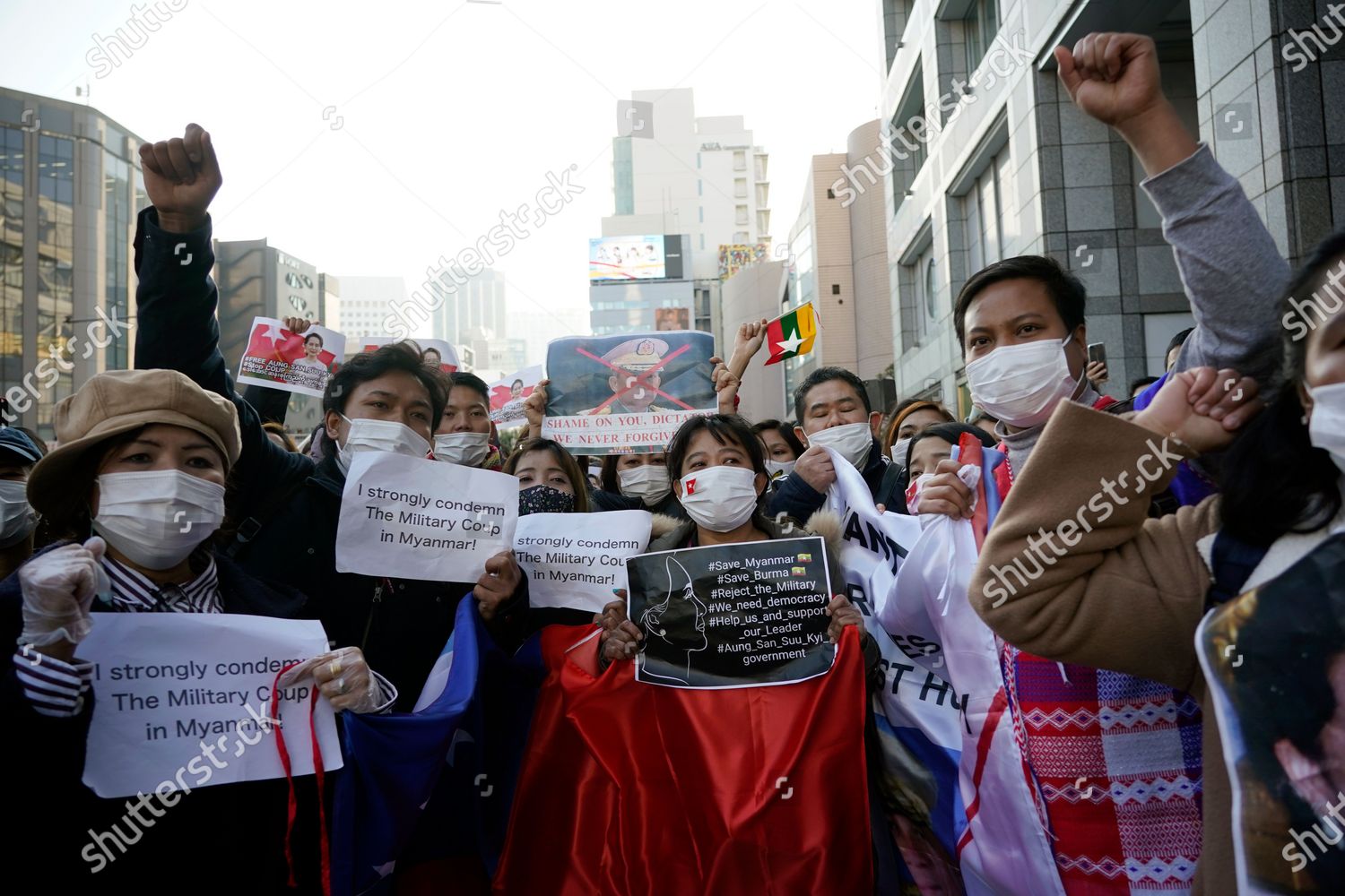 Members Myanmar Community Japan Hold Signs During Editorial Stock Photo Stock Image Shutterstock Members Myanmar Community Japan Hold Signs During Editorial Stock Photo Stock Image Shutterstock