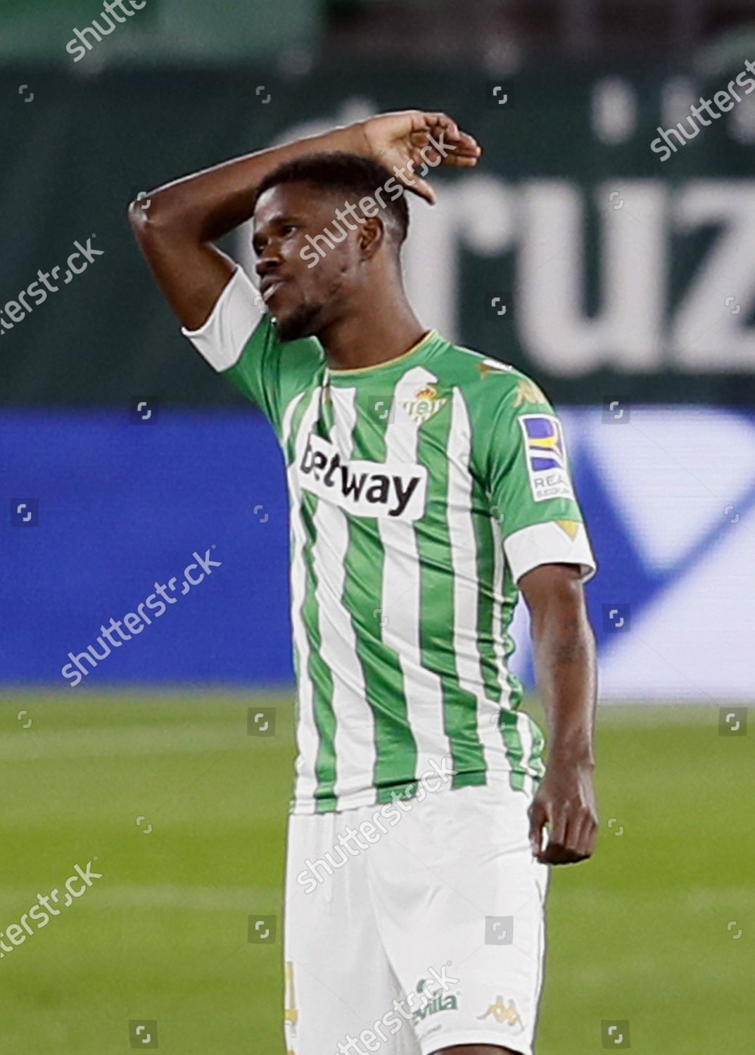 Betis Midfielder Paul Akouokou Reacts During Spanish Editorial Stock Photo Stock Image Shutterstock