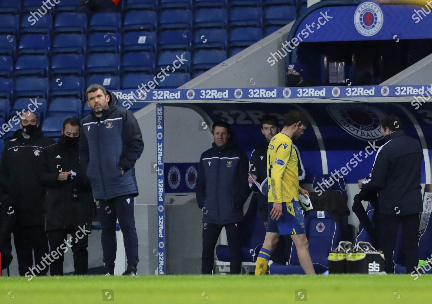 St Johnstone Manager Callum Davidson Limps Into Editorial Stock Photo Stock Image Shutterstock