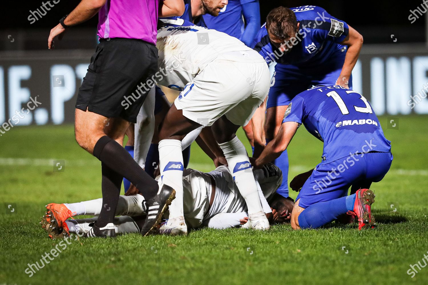 Fc Portos Player Nanu Helped By Other Editorial Stock Photo Stock Image Shutterstock