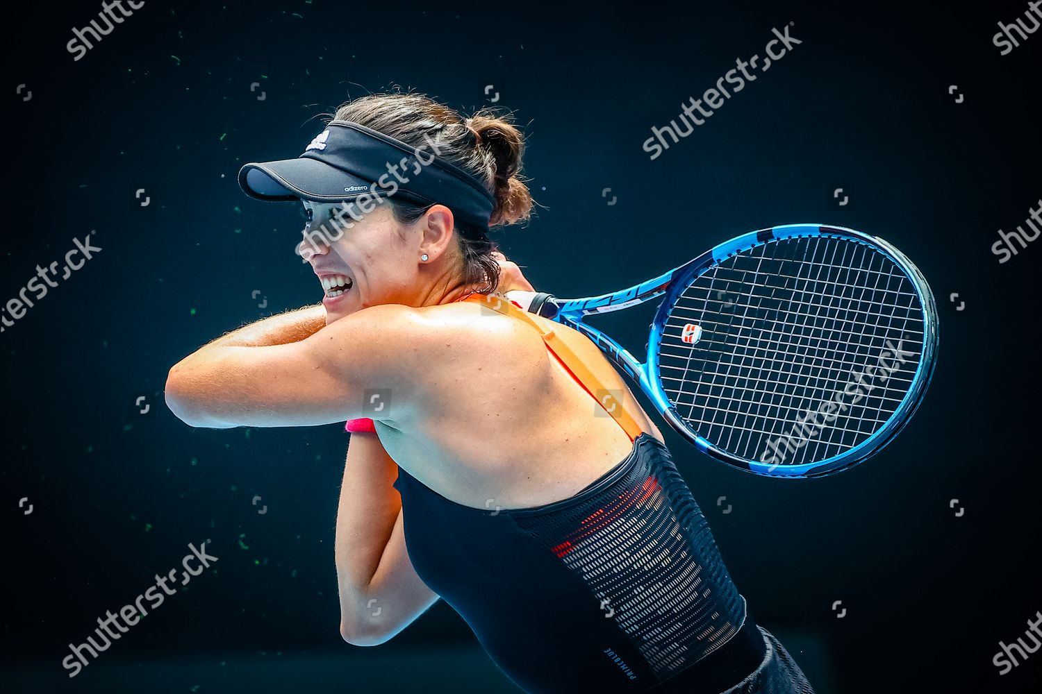 Muguruza Wta 15 Pictured Action During Tennis Editorial Stock Photo Stock Image Shutterstock