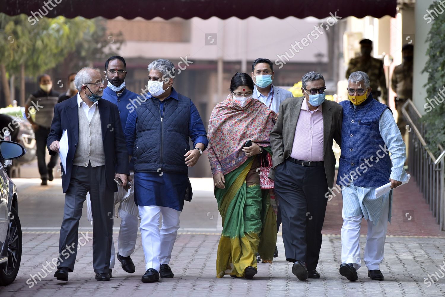 Bjps West Bengal Delegation Leaves Eci Editorial Stock Photo - Stock ...