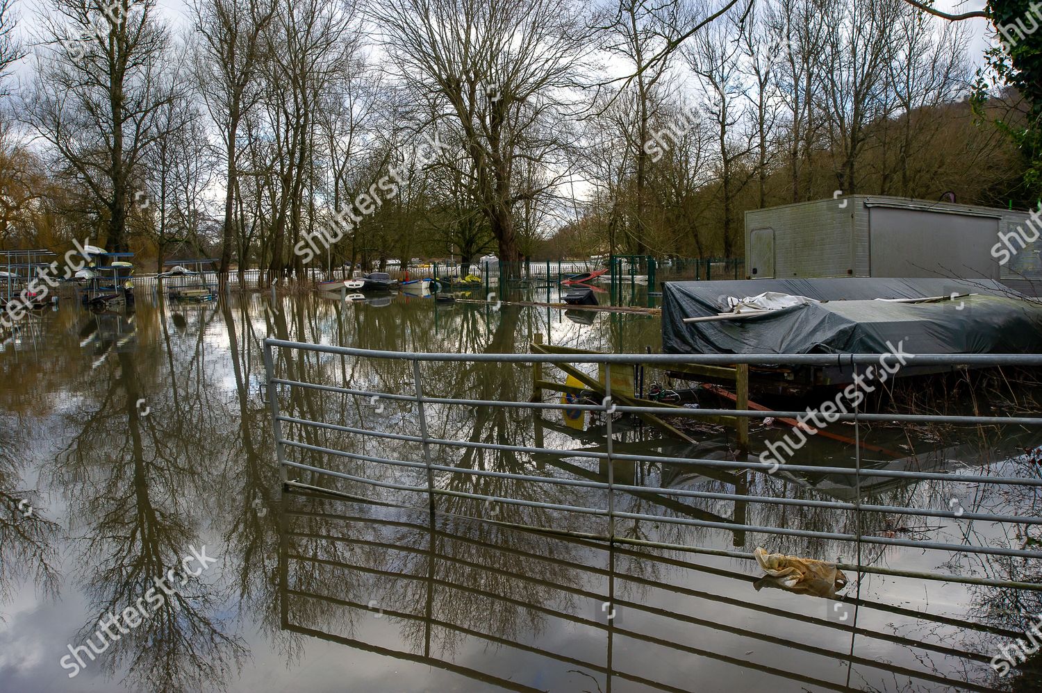 Flooding Grounds Longridge Activity Centre Marlow Editorial Stock Photo