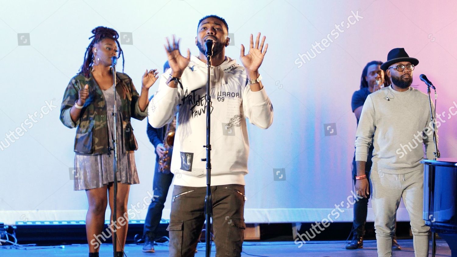 Pj Morton Performance Zacardi Cortez Darrel Editorial Stock Photo