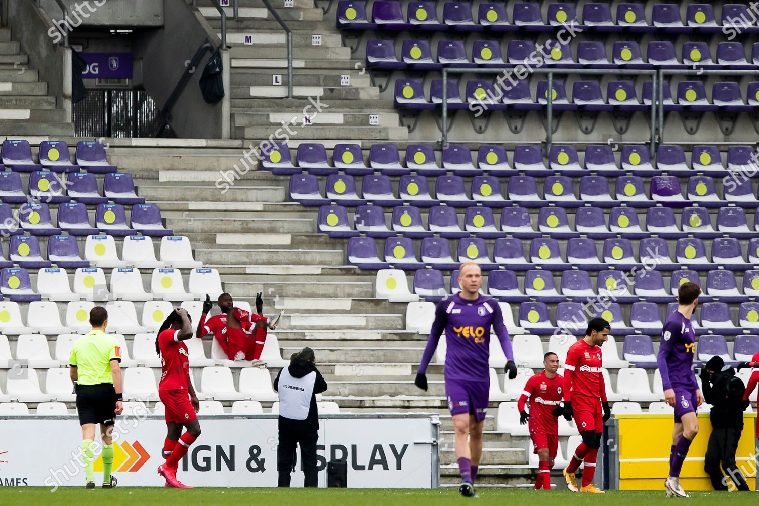 Antwerps Didier Lamkel Ze Celebrates After Scoring Editorial Stock Photo Stock Image Shutterstock