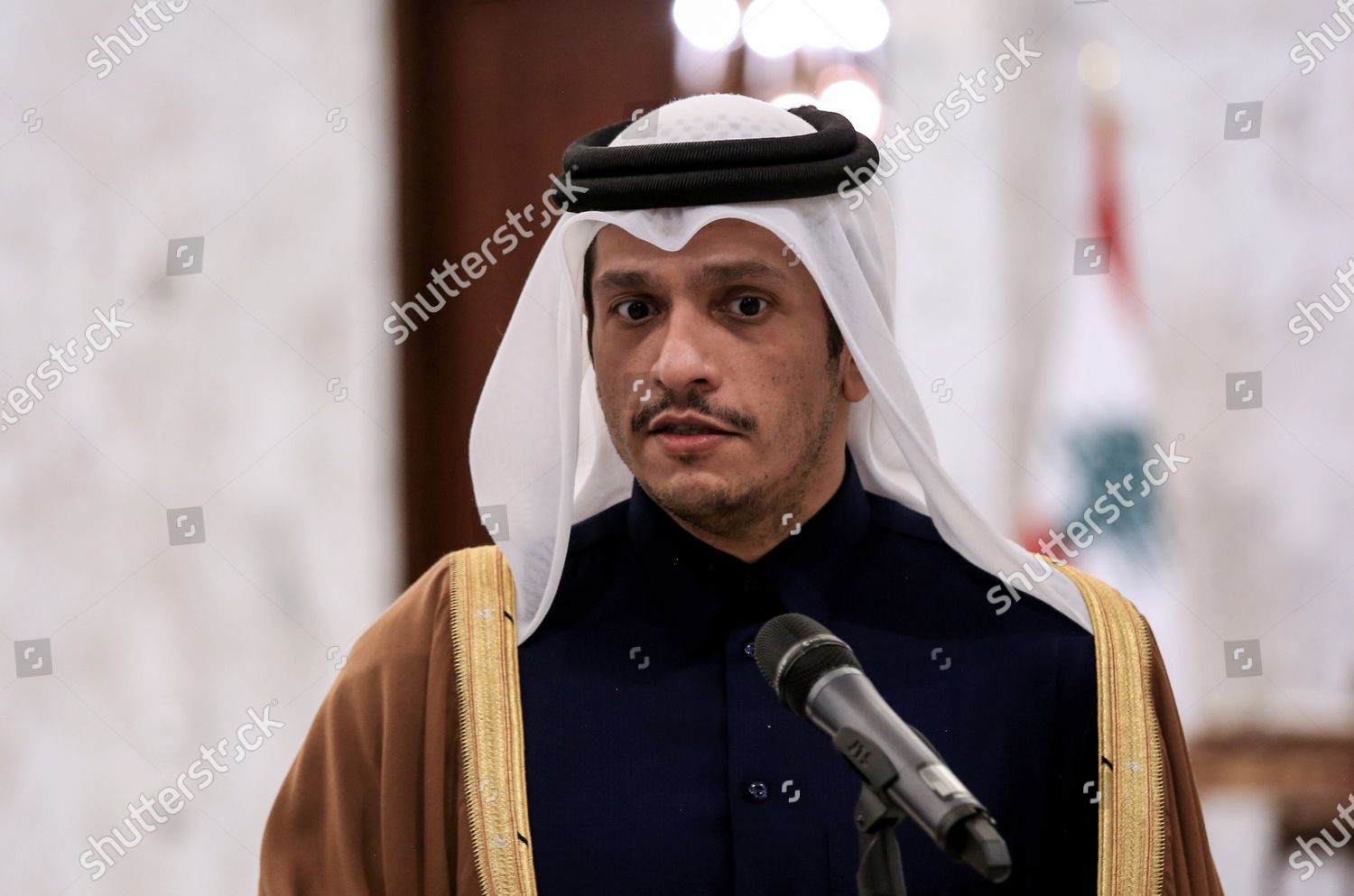 Qatari Deputy Prime Minister Minister Foreign Affairs Editorial Stock Photo Stock Image Shutterstock