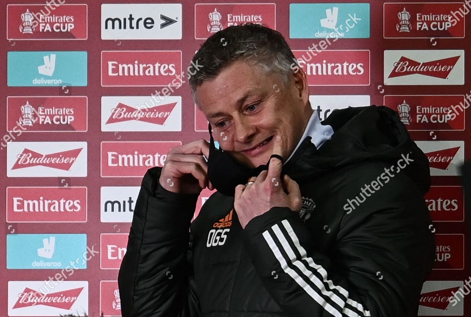 Ole Gunnar Solskjaer Manchester United Manager Removes Editorial Stock Photo Stock Image Shutterstock