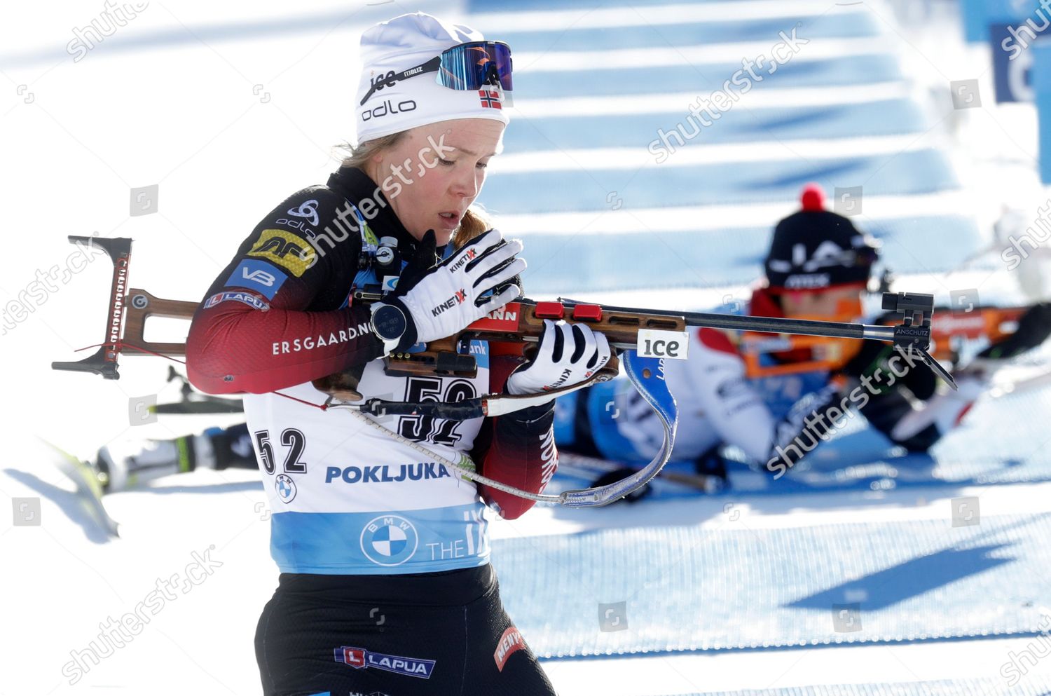 Karoline Offigstad Knotten Norway Shooting Range Editorial Stock Photo