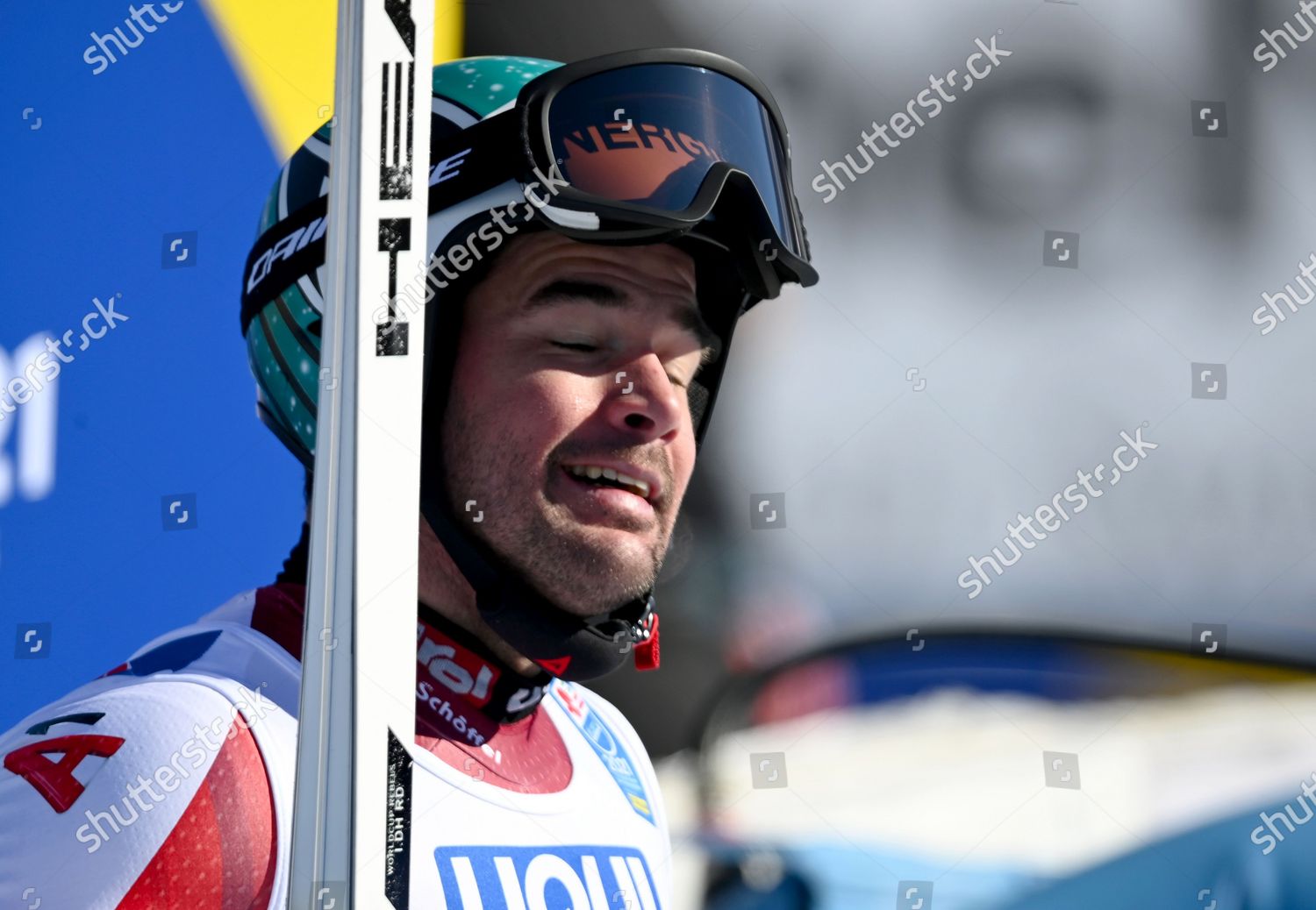 Vincent Kriechmayr Austria Reacts Finish Area Editorial Stock Photo ...