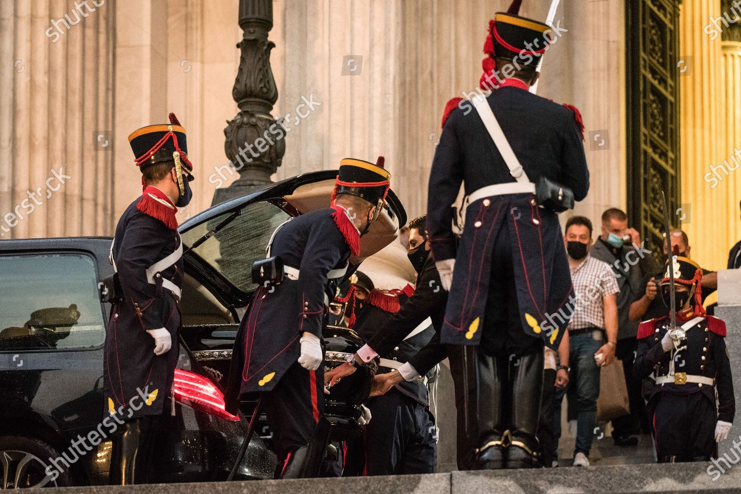 Grenadiers Take Body Ex President National Congress Expresident Editorial Stock Photo Stock Image Shutterstock