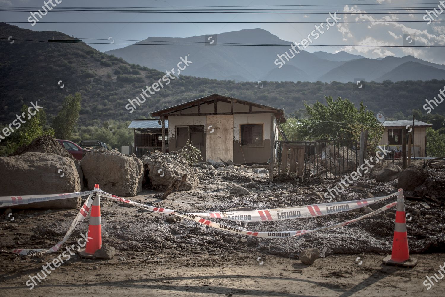 View Destroyed House By Landslides Caused Editorial Stock Photo - Stock ...